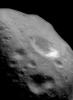 This image of asteroid Eros, taken by NASA's NEAR Shoemaker on Nov. 28, 2000, shows several key indicators of the battering Eros' surface has sustained over the eons. Most obvious are the countless craters.