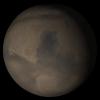 NASA's Mars Global Surveyor shows the Syrtis Major face of Mars in mid-November 2005.