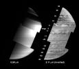 New images provided by the visual infrared mapping spectrometer on NASA's Cassini spacecraft reveal a diverse array of clouds in the depths of Saturn.