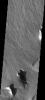 This image shows the massive Olympus Mons on Mars flows at the basal escarpment as seen by NASA's 2001 Mars Odyssey spacecraft.