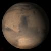 NASA's Mars Global Surveyor shows the Syrtis Major face of Mars in mid-January 2006.
