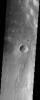 The eastern floor of Holden Crater, which is located in region of the southern hemisphere called Noachis Terra and is 154 km in diameter, is seen in this image from NASA's Mars Odyssey spacecraft.