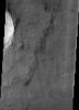 The ejecta blanket of the crater in this image from NASA's Mars Odyssey spacecraft does not resemble the blocky, discontinuous ejecta associated with most fresh craters on Mars.