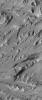 NASA's Mars Global Surveyor shows a dust-mantled, wind-eroded landscape in the Medusae Sulci region of Mars.