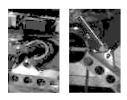 This Imager for Mars Pathfinder image shows NASA's Sojourner latch spring before (left image) and after (right image) deployment. This is how visual confirmation was made that at least one side of the rover had stood up and locked in place as planned.