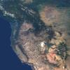 This natural-color image from NASA's Terra spacecraft captures the beauty of the western United States and Canada. 