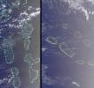 Maldives in the Indian Ocean and Tuamotu, French Polynesia is shown in this MISR Mystery Quiz #16 captured by NASA's Terra spacecraft.
