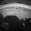 This image from NASA's Mars Exploration Rover Spirit shows the last few days of the rover's ascent to the crest of 'Husband Hill' inside Mars' Gusev Crater. The rover was going in reverse.