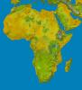 Elevation data at the highest possible resolution from NASA's SRTM mission in February 2000 are being released for the first time for most of the African continent. This color shaded relief image shows the extent of SRTM digital elevation data for Africa.