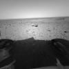  In the foreground of this image from NASA's Mars Exploration Rover Spirit are two rocks dubbed 'Sashimi' and 'Sushi.'