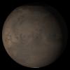 NASA's Mars Global Surveyor shows the Acidalia/Mare Erythraeum face of Mars in mid-September 2005.
