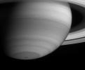 Saturn's captivating cloud bands display a number of interesting features in this narrow angle camera image taken by NASA's Cassini spacecraft on May 20, 2004.