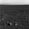 NASA's Mars Exploration Rover Spirit took this panoramic camera image April 5, 2004. Spirit is looking to the southeast, and through the martian haze has captured the rim of Gusev Crater approximately 80 kilometers (49.7 miles) away on the horizon.
