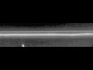 This image taken by the narrow angle camera on NASA's Cassini spacecraft shows Saturn's F ring.