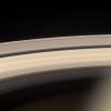 Saturn and its rings are prominently shown in this color image, along with three of Saturn's smaller moons. This image was taken on June 18, 2004, with NASA's Cassini spacecraft's narrow angle camera, 8.2 million kilometers from Saturn.