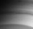 This image captured by NASA's Cassini spacecraft shows swirls and shoals in Saturn's cloud bands near the planet's south pole.