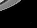This image captures several important targets of NASA's Cassini mission: icy moons, rings, and the gaps in the rings that may contain small undiscovered moons.