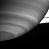 This detailed view of Saturn's southern hemisphere shows clouds, storms and waves in the planet's many latitudinal bands was taken by NASA's Cassini spacecraft on Sept. 12, 2004.