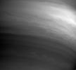 This image captured by NASA's Cassini spacecraft shows details in the swirling clouds of Saturn's southern hemisphere.