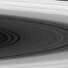 The sunlit face of Saturn's rings shows magnificent detail in this image from NASA's Cassini spacecraft taken in near infrared light.