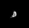 Epimetheus is one of Saturn's 'co-orbital moons' because it shares nearly the same orbit as Janus at a distance of approximately 151,000 kilometers from Saturn. This image was taken in visible light with NASA's Cassini spacecraft's narrow-angle camera.