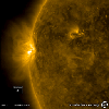 The sun featured just one, rather small active region over the past few days, but it developed rapidly and sported a lot of magnetic activity in just one day (Apr. 11-12, 2018) as observed by NASA's Solar Dynamics Observatory.