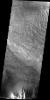 This image released on Sept 7, 2004 from NASA's 2001 Mars Odyssey shows Valles Marineris, the largest canyon in the solar system. If this canyon were on Earth, it would stretch from New York to Los Angeles. Seen here is a landslide in Ius Chasma.
