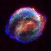 NASA's three Great Observatories -- the Hubble Space Telescope, the SpitzerSpace Telescope, and the Chandra X-ray Observatory -- joined forces to probe the expanding remains of a supernova, called Kepler's supernova remnant.