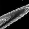 NASA's Cassini spacecraft's climb to progressively higher elevations reveals the 'negative' side of Saturn's rings.