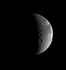 Naming features on other worlds, scientists like to follow themes, and Dione is no exception. Dione possesses numerous features with names from Virgil's 'Aeneid.' This image was taken in visible light with NASA's Cassini spacecraft taken on Aug. 25, 2005.