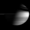 From Saturn orbit, NASA's Cassini spacecraft provides a perspective on the ringed planet that is never seen from Earth. In our skies, Saturn's disk is always nearly fully illuminated by the sun. From this vantage point Cassini can see both hemispheres.