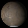 NASA's Mars Global Surveyor shows the Acidalia/Mare Erythraeum face of Mars in mid-May 2005.