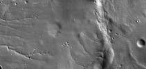 Detail of First Mars Image from Newly Arrived Camera