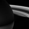 The night skies of Saturn are graced by the planet's dazzling rings in this view from NASA's Cassini spacecraft.