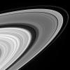 This wide and sweeping view of the sunlit rings of Saturn takes in the impressive variety in their structure in this image from NASA's Cassini spacecraft.