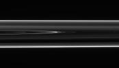 Saturn's D ring--the innermost of the planet's rings -- sports an intriguing structure that appears to be a wavy, or 'vertically corrugated,' spiral as seen by NASA's Cassini spacecraft.