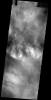 The surface of Mars is completely hidden from view by clouds as seen by NASA's 2001 Mars Odyssey spacecraft.