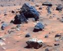 Possible Meteorite in 'Columbia Hills' on Mars (False Color)