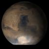NASA's Mars Global Surveyor shows the Syrtis Major face of Mars.