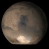 NASA's Mars Global Surveyor shows the Syrtis Major face of Mars in mid-July 2006.