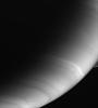 The clouds of Saturn swirl, billow and merge. These bands are layered into stratified cloud decks consisting of droplets of ammonia, ammonium hydrosulfide and water set aloft in a sea of hydrogen and helium as seen by NASA's Cassini spacecraft.
