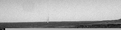 On sol 1120 (February 26, 2007), the navigation camera aboard NASA's Mars Exploration Rover Spirit captured one of the best dust devils it's seen in its three-plus year mission.