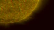 NASA's Solar TErrestrial RElations Observatory satellites have provided the first 3-dimensional images of the Sun. This view will aid scientists' ability to understand solar physics to improve space weather forecasting. 3D glasses are necessary.