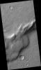 Wrinkle Ridges in Solis Planum