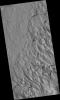 Scalloped Topography in Peneus Patera Crater