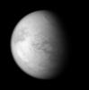 A bright streak of cloud graces the northern skies of Titan. This is the second time NASA's Cassini spacecraft's imaging cameras have spotted clouds at 60 degrees north latitude on Titan.