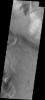 This image from NASA's Mars Odyssey spacecraft shows a string of individual dark dunes located in the Neredum Montes region of the Argyre Basin.