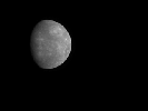 After NASA's MESSENGER spacecraft completed its successful flyby of Mercury, the Narrow Angle Camera (NAC), part of the Mercury Dual Imaging System (MDIS), took these images of the receding planet. This is a frame from an animation.