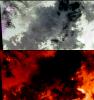 On the night of March 25, 2008, the Advanced Spaceborne Thermal Emission and Reflection Radiometer instrument on NASA's Terra satellite captured these thermal infrared images of Kilauea volcano on Hawaii's Big Island. Kilauea was active at two locations.