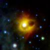 NASA's Spitzer Space Telescope imaged the mysterious ring around magnetar SGR 1900+14 in infrared light.